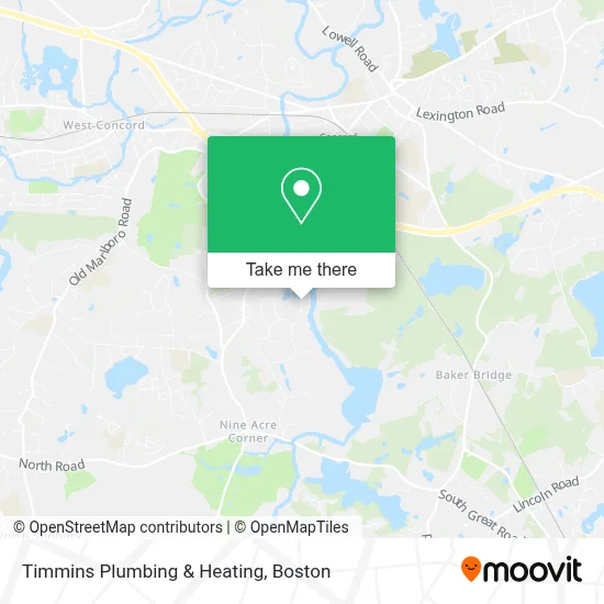 Timmins Plumbing & Heating map