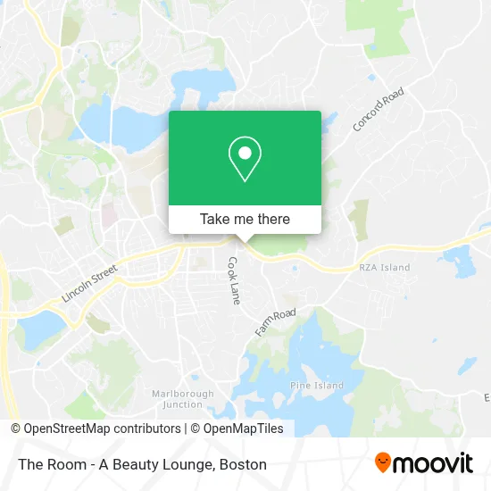 The Room - A Beauty Lounge map