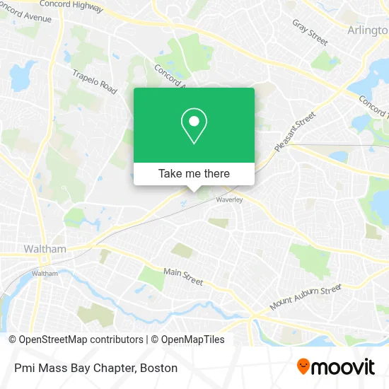 Pmi Mass Bay Chapter map