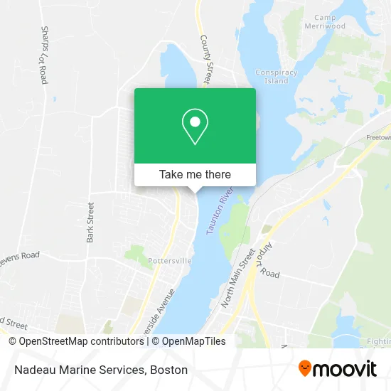 Nadeau Marine Services map