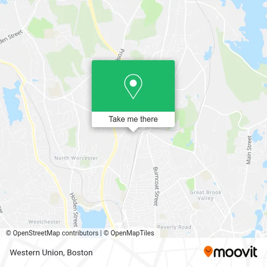 Western Union map
