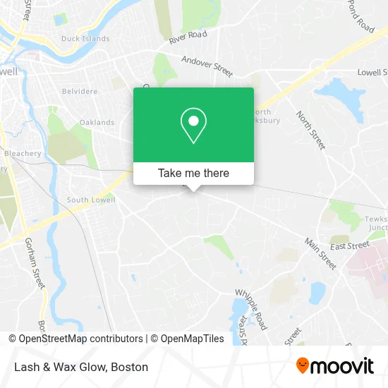 Lash & Wax Glow map