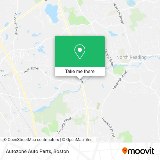 Autozone Auto Parts map