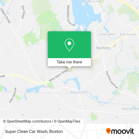 Super Clean Car Wash map