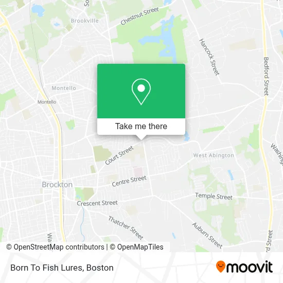Born To Fish Lures map
