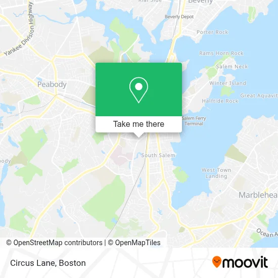 Circus Lane map