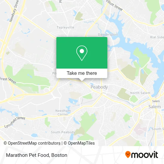 Marathon Pet Food map