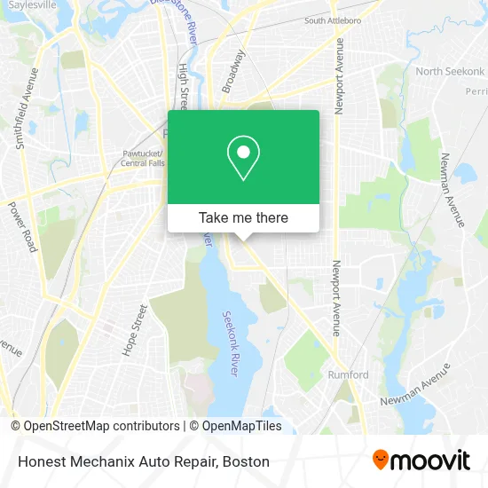 Honest Mechanix Auto Repair map