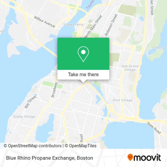 Blue Rhino Propane Exchange map
