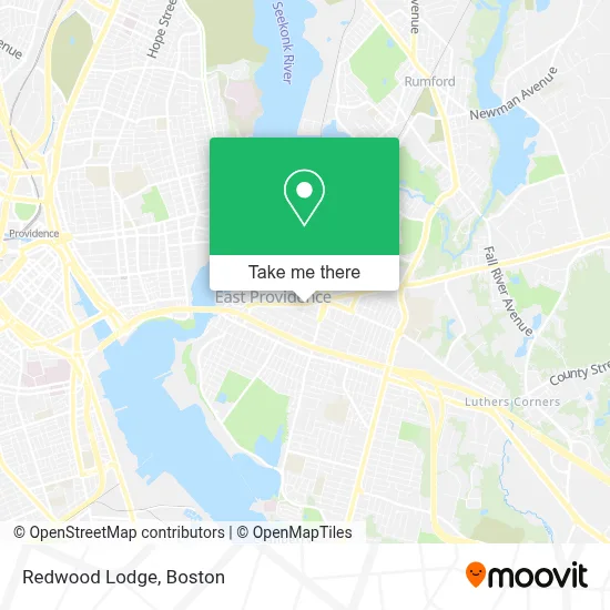 Redwood Lodge map