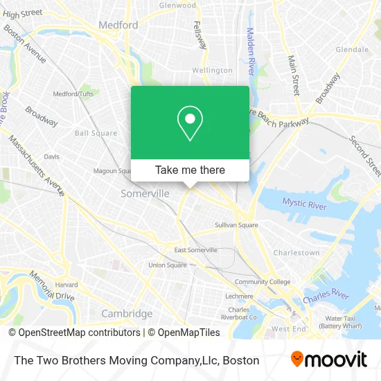 The Two Brothers Moving Company,Llc map