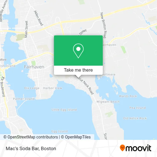 Mac's Soda Bar map