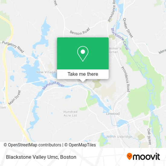 Blackstone Valley Umc map