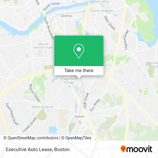 Executive Auto Lease map