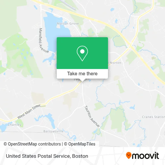 United States Postal Service map