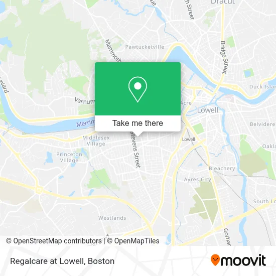 Regalcare at Lowell map