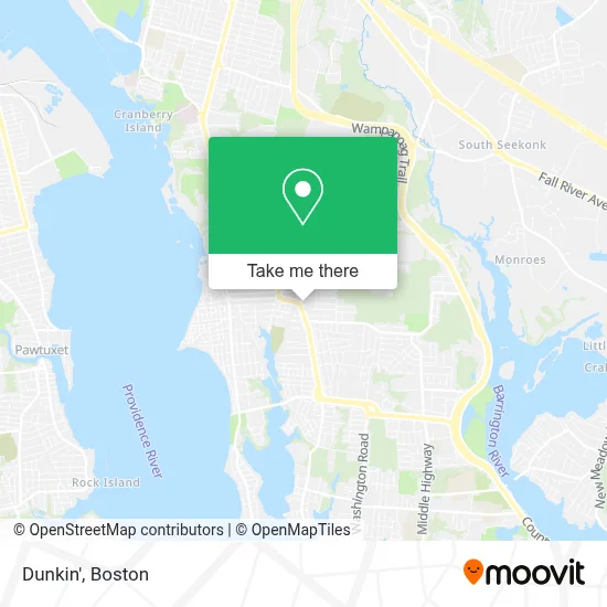 Dunkin' map
