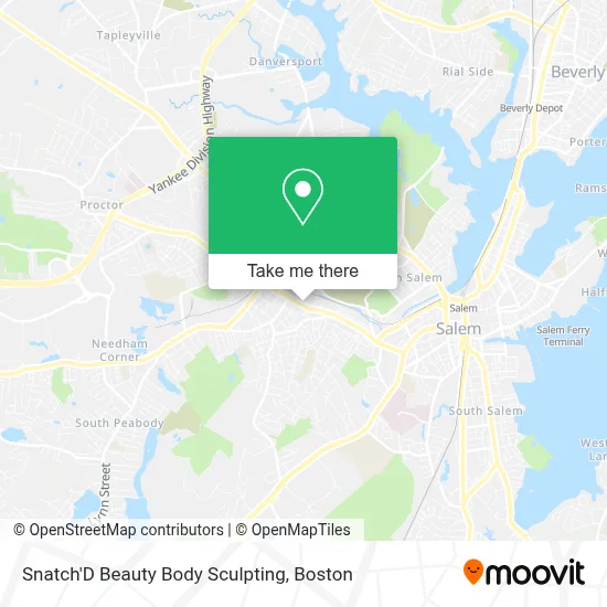 Snatch'D Beauty Body Sculpting map