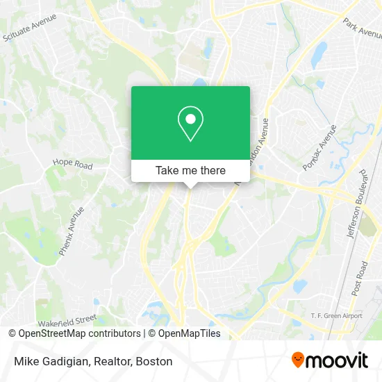 Mike Gadigian, Realtor map
