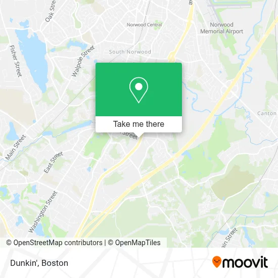 Dunkin' map