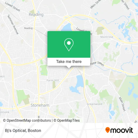 Bj's Optical map