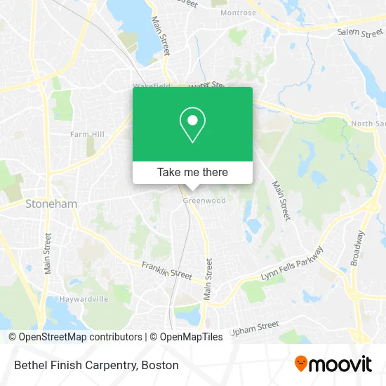 Bethel Finish Carpentry map