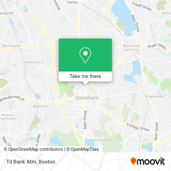 Td Bank Atm map