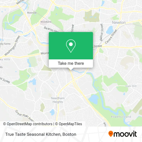 True Taste Seasonal Kitchen map