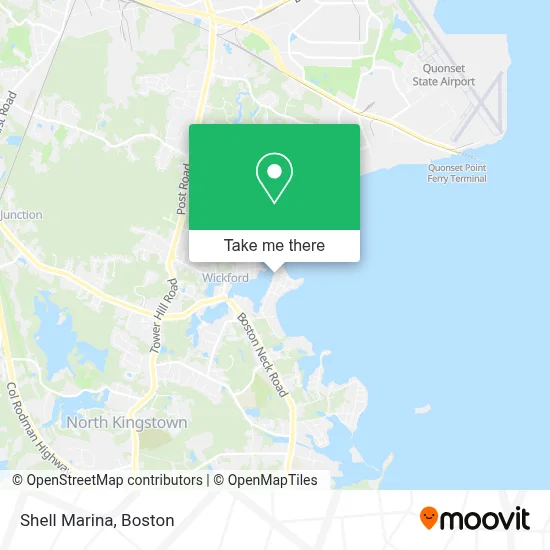 Shell Marina map