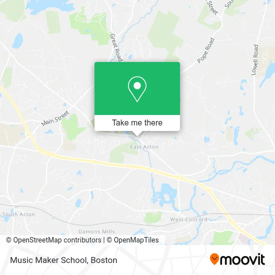 Music Maker School map
