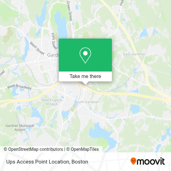 Ups Access Point Location map