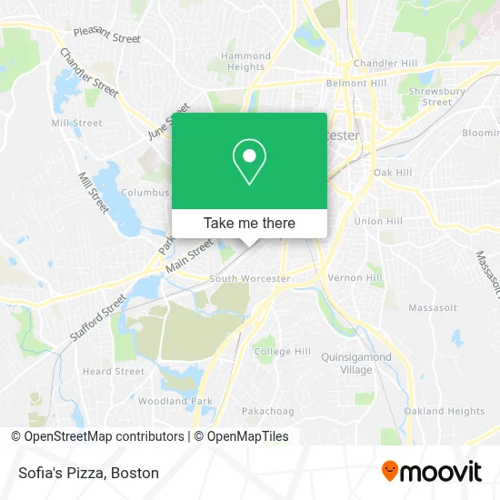 Sofia's Pizza map