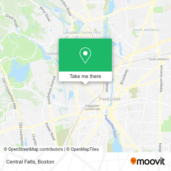 Central Falls map