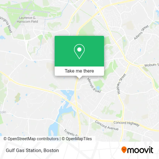 Gulf Gas Station map