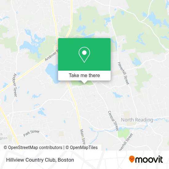 Hillview Country Club map