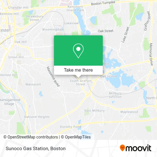 Sunoco Gas Station map