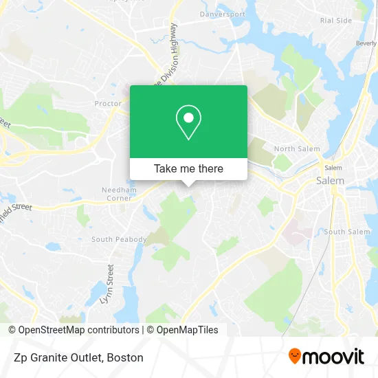 Zp Granite Outlet map
