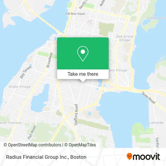 Radius Financial Group Inc. map