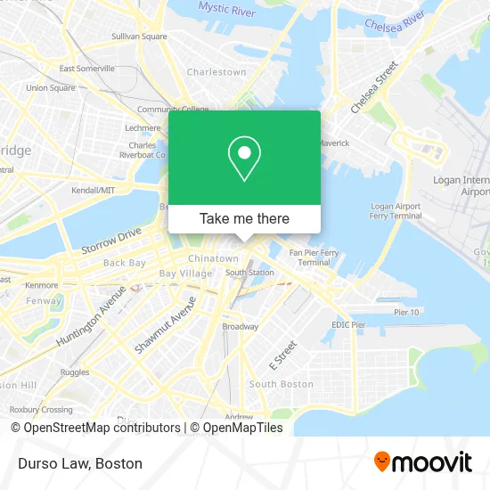 Durso Law map