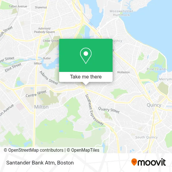 Santander Bank Atm map