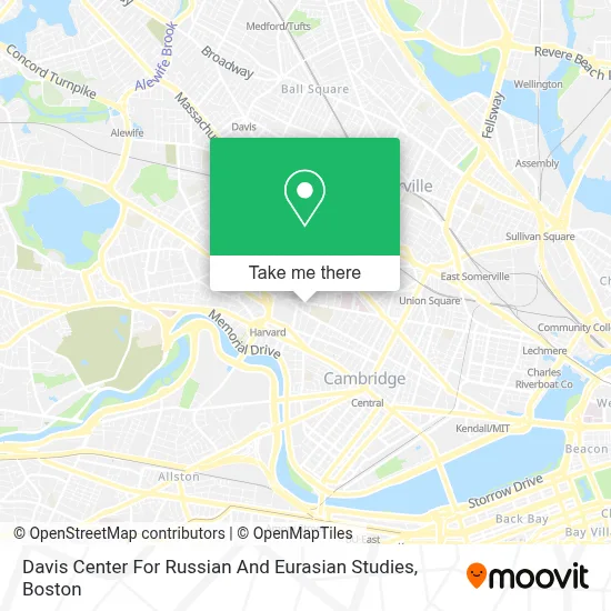Davis Center For Russian And Eurasian Studies map