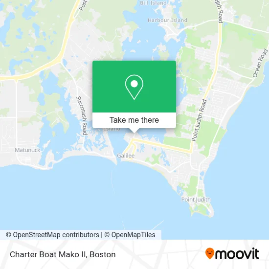 Charter Boat Mako II map