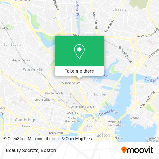Beauty Secrets map