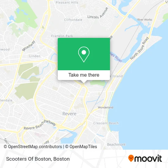 Scooters Of Boston map