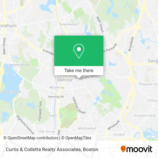 Curtis & Colletta Realty Associates map