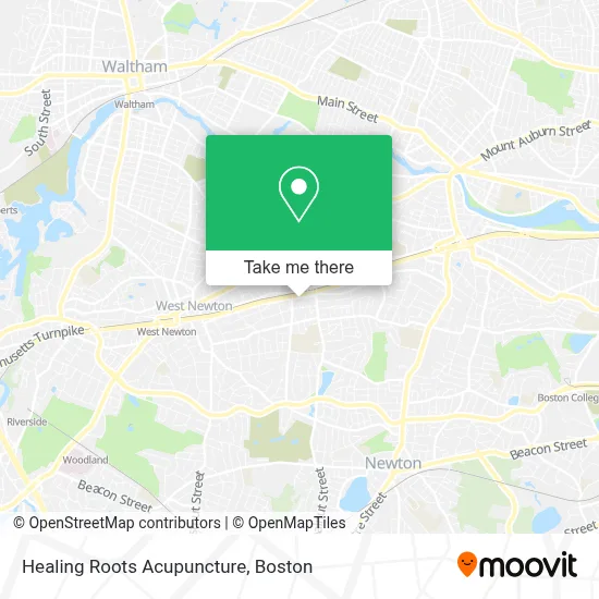 Healing Roots Acupuncture map