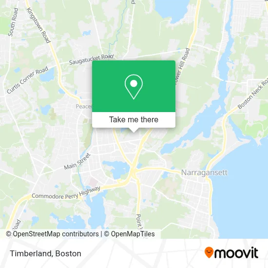 Timberland map