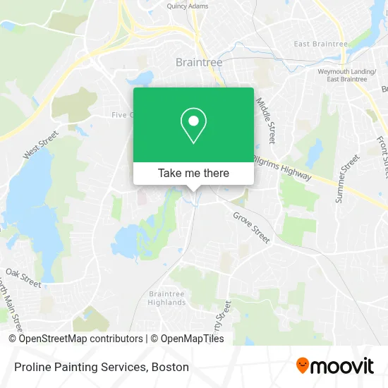 Proline Painting Services map