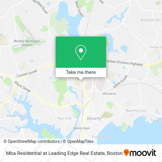 Mba Residential at Leading Edge Real Estate map