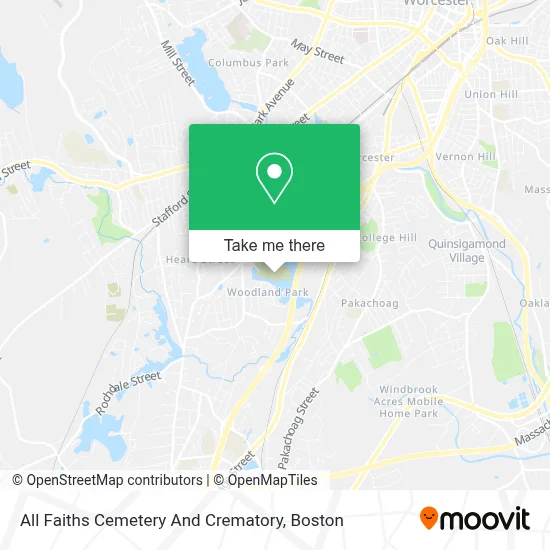 All Faiths Cemetery And Crematory map
